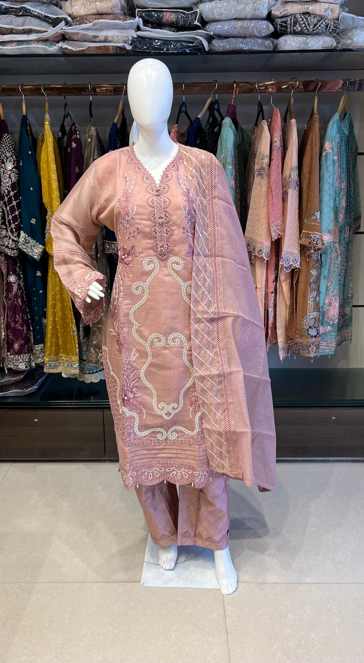 ROSA PREMIUM OCCASION WEAR DESIGNER SUIT - MIX09