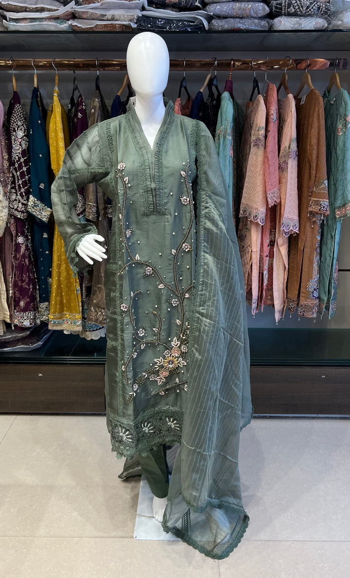 NISHA PREMIUM OCCASION WEAR DESIGNER SUIT - MIX08