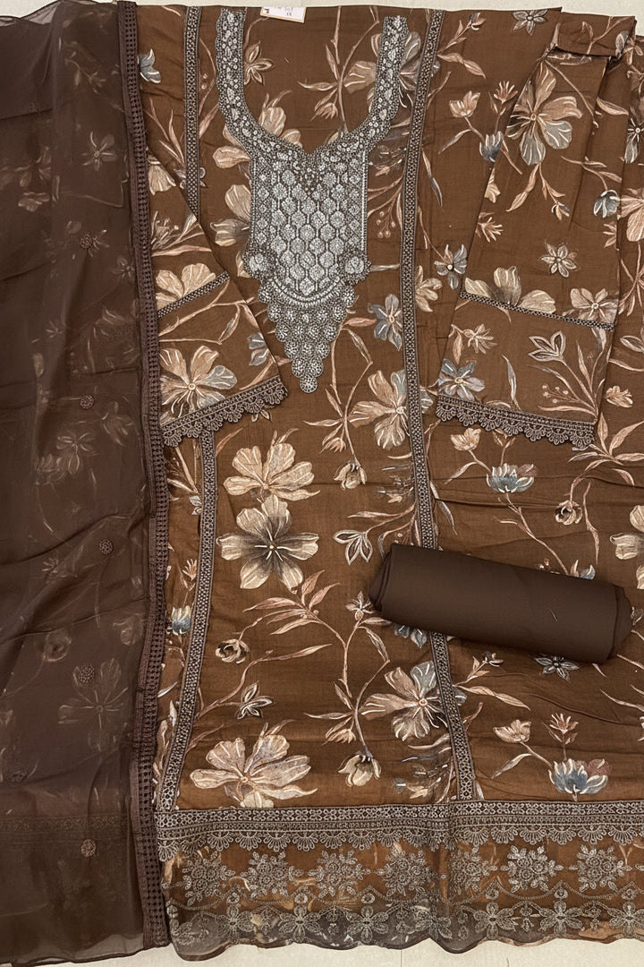 KUSHI DESIGNER UNSTITCHED DRESS MATERIAL-IKDL02