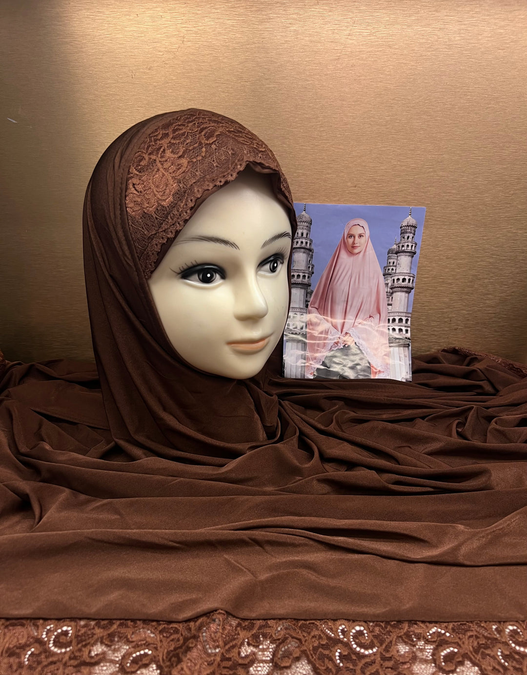 RAMZAN NAMAZ HIJABS (40 INCH) (SLEEVELESS) (NEW COLOURS) J1052/AD NEW