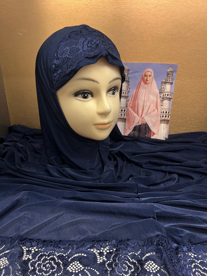 RAMZAN NAMAZ HIJABS (40 INCH) (SLEEVELESS) (NEW COLOURS) J1052/AD NEW