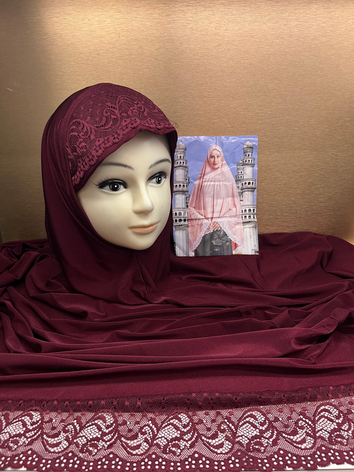 RAMZAN NAMAZ HIJABS (40 INCH) (SLEEVELESS) (NEW COLOURS) J1052/AD NEW