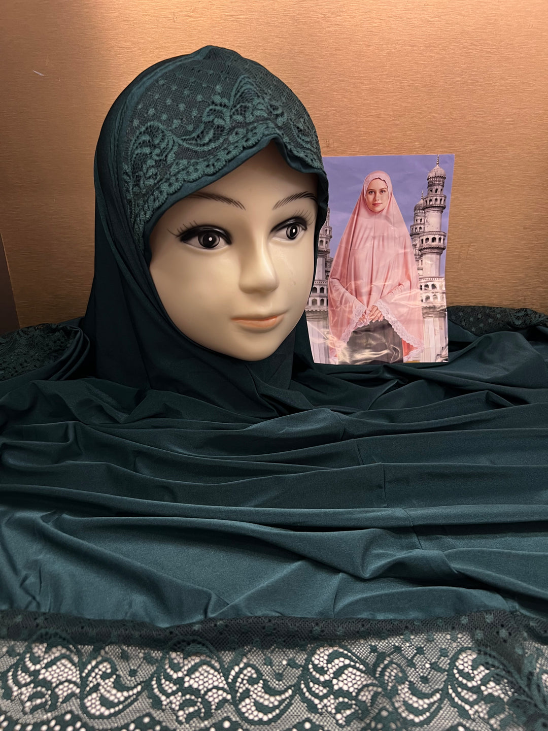 RAMZAN NAMAZ HIJABS (40 INCH) (SLEEVELESS) (NEW COLOURS) J1052/AD NEW