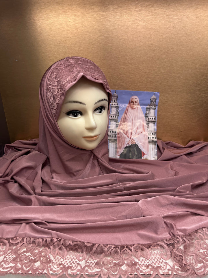 RAMZAN NAMAZ HIJABS (40 INCH) (SLEEVELESS) (NEW COLOURS) J1052/AD NEW