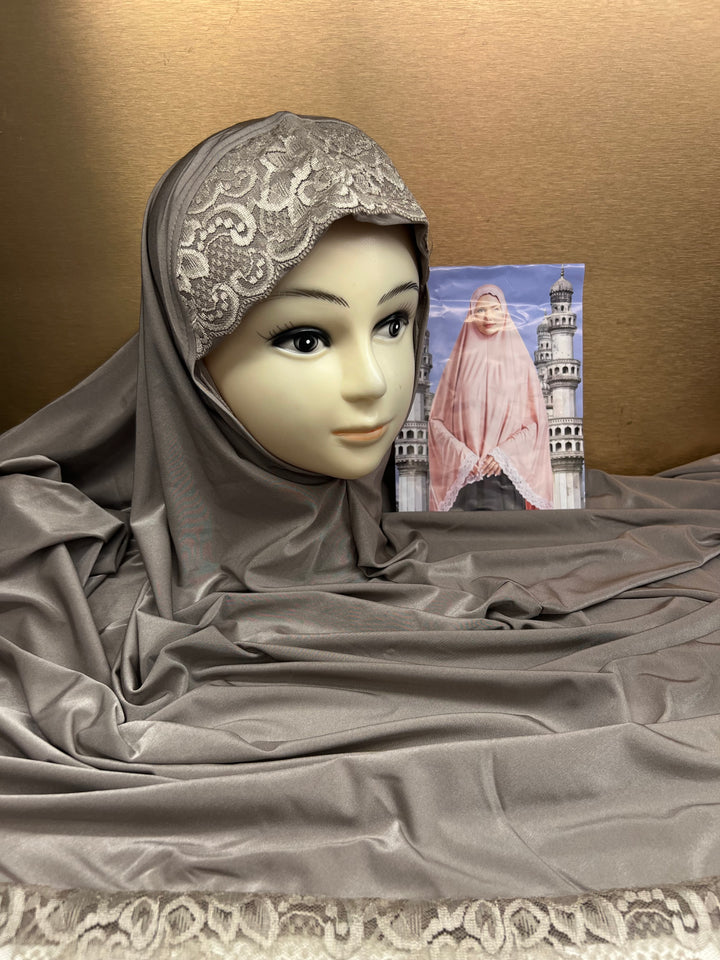 RAMZAN NAMAZ HIJABS (40 INCH) (SLEEVELESS) (NEW COLOURS) J1052/AD NEW