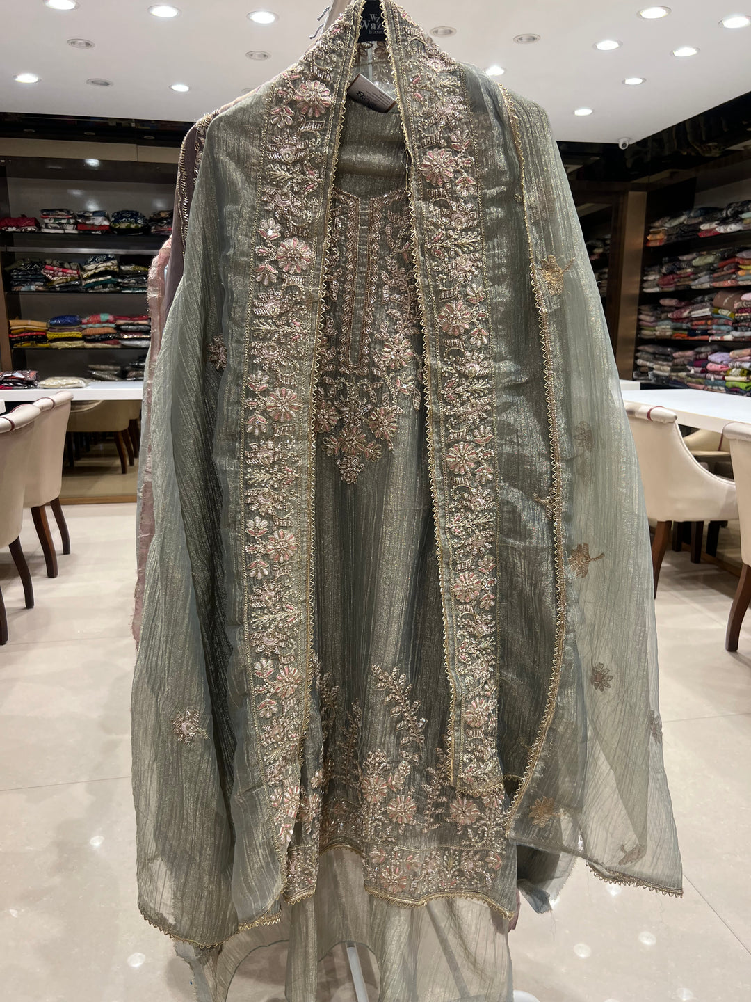 DESIGNER UNSTITCHED DRESS MATERIAL-MAM13