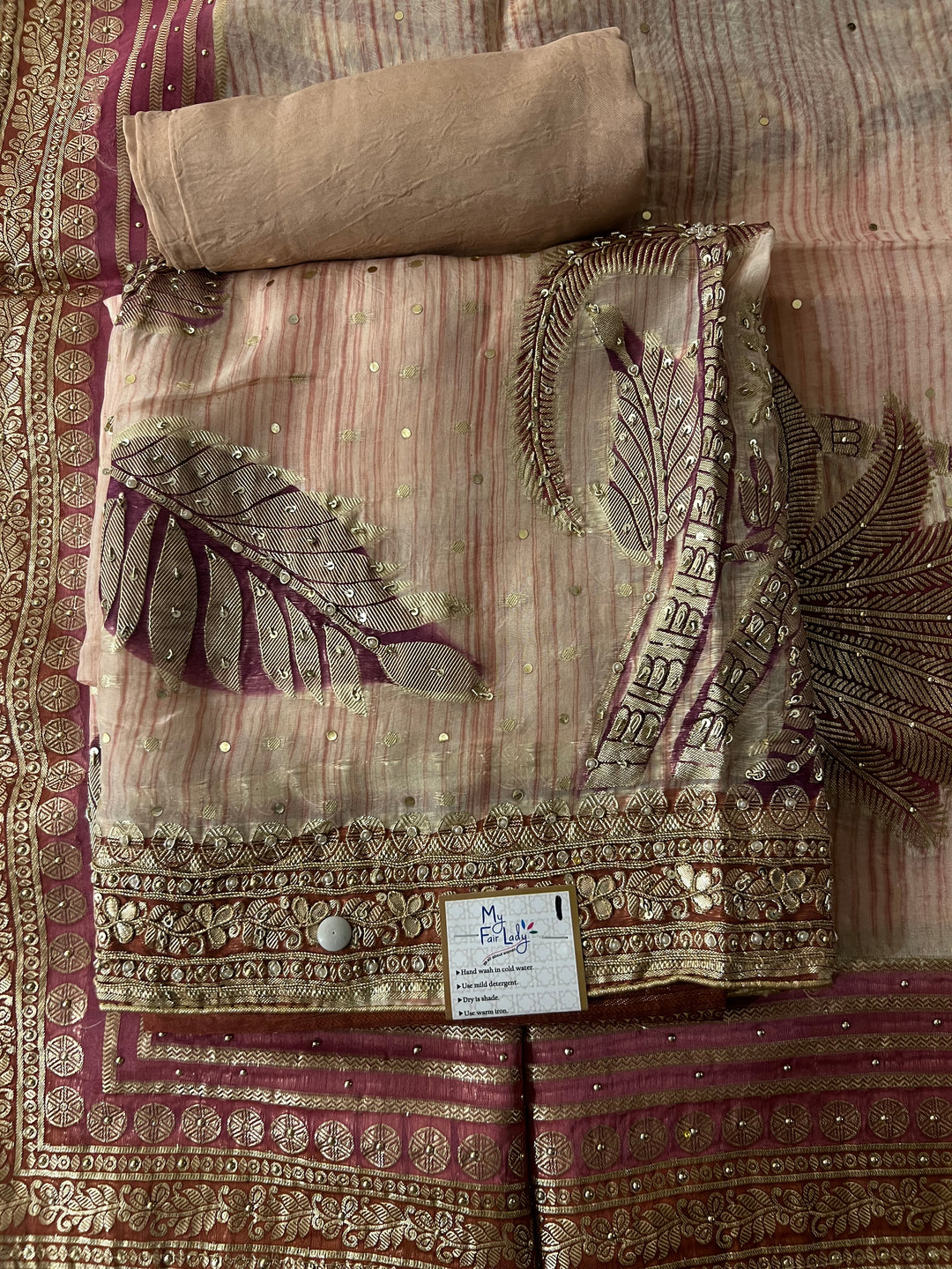 ZARDOZI HAND WORK DESIGNER SUIT - IKFP01