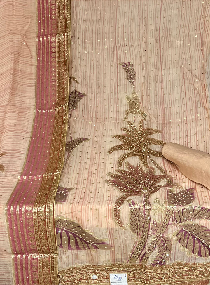 ZARDOZI HAND WORK DESIGNER SUIT - IKFP01
