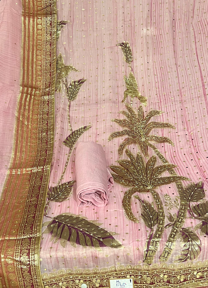 ZARDOZI HAND WORK DESIGNER SUIT - IKFP01