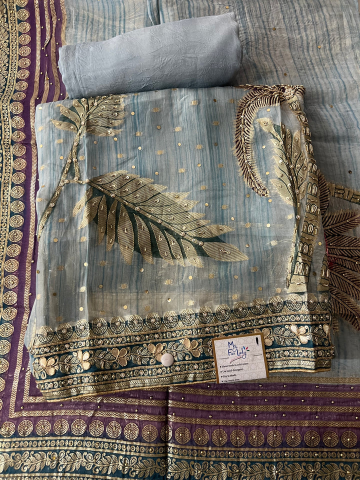 ZARDOZI HAND WORK DESIGNER SUIT - IKFP01