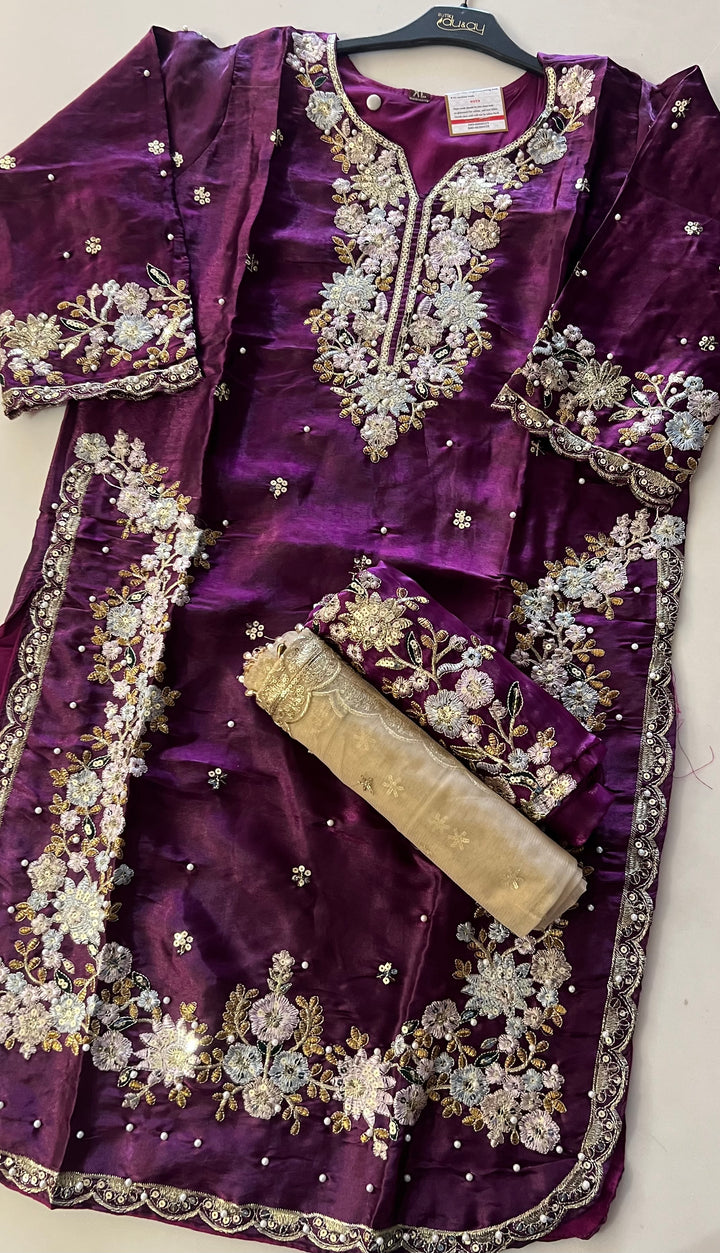 SEQUENCE AND THREAD WORK DESIGNER SUIT (3XL) - IKFC01