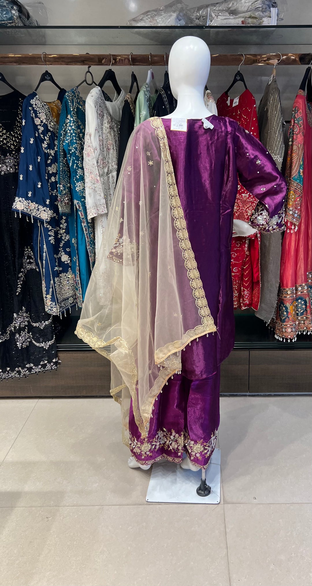 SEQUENCE AND THREAD WORK DESIGNER SUIT (3XL) - IKFC01
