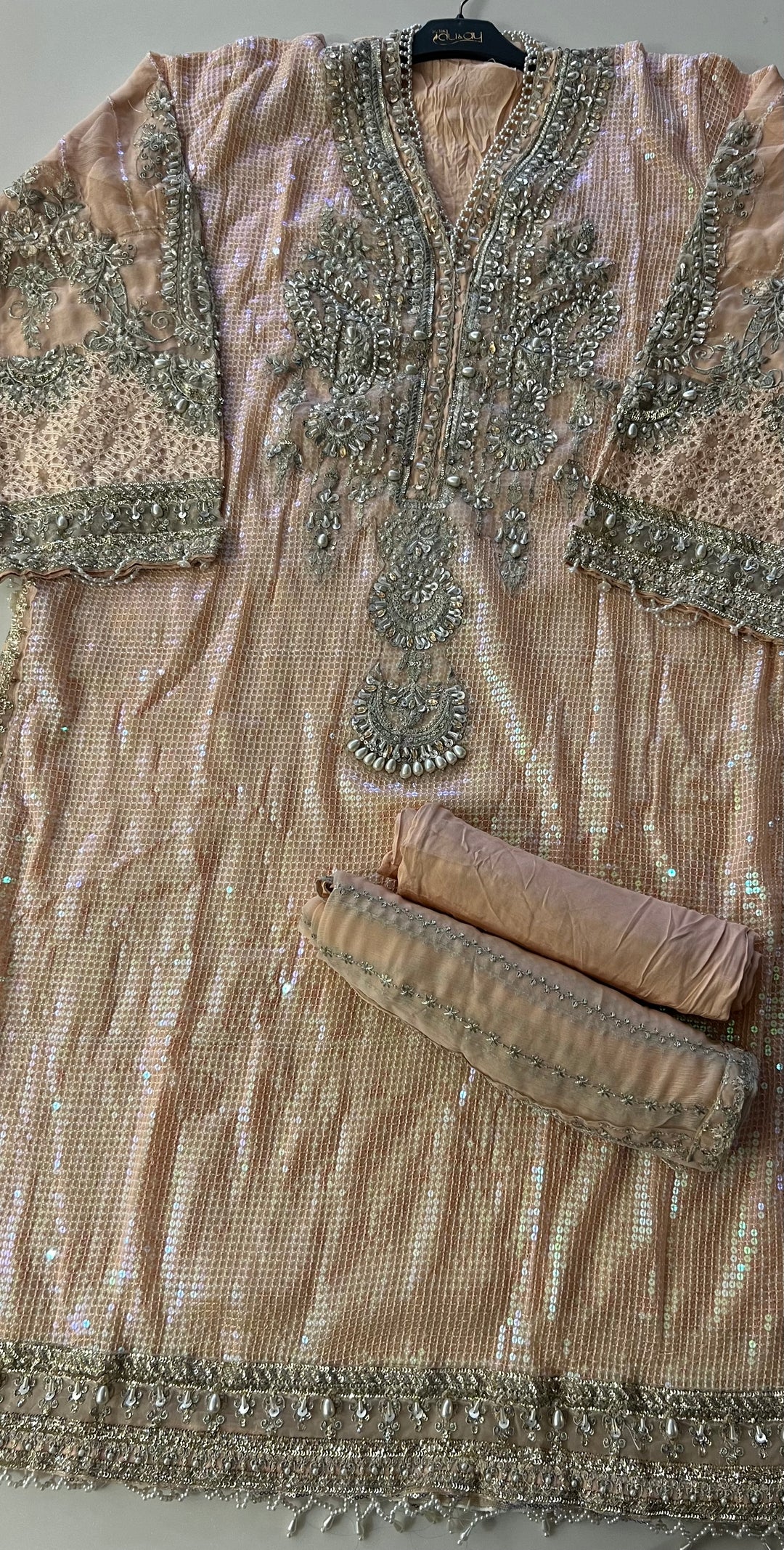 PAKISTANI HANDWORK DESIGNER SUIT - TMF01