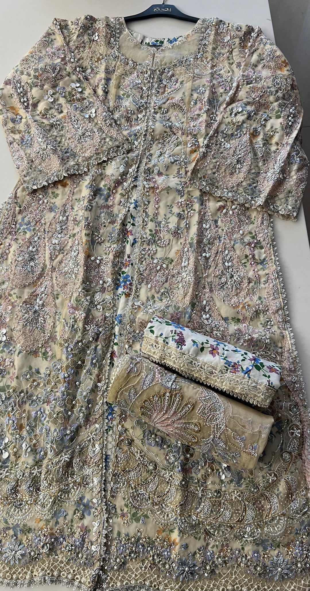 PAKISTANI HANDWORK DESIGNER SUIT - TMF01