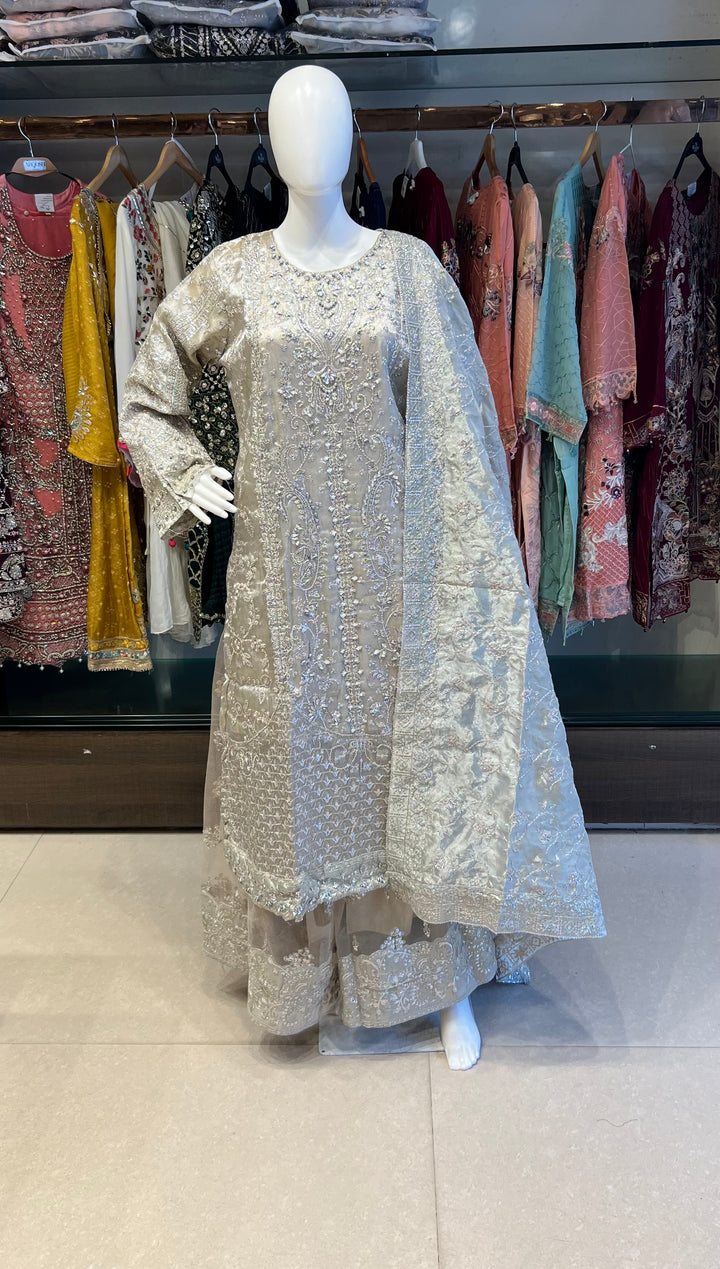 PAKISTANI HANDWORK DESIGNER SUIT - TMF01