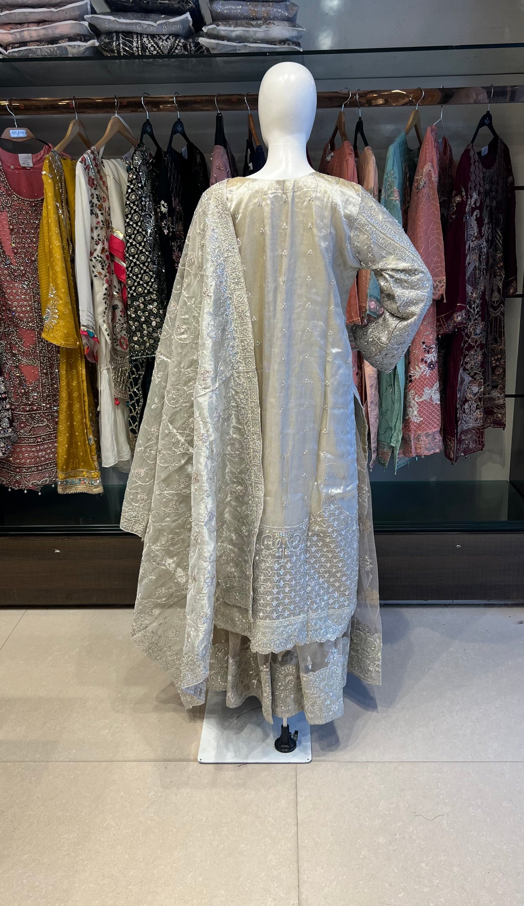 PAKISTANI HANDWORK DESIGNER SUIT - TMF01