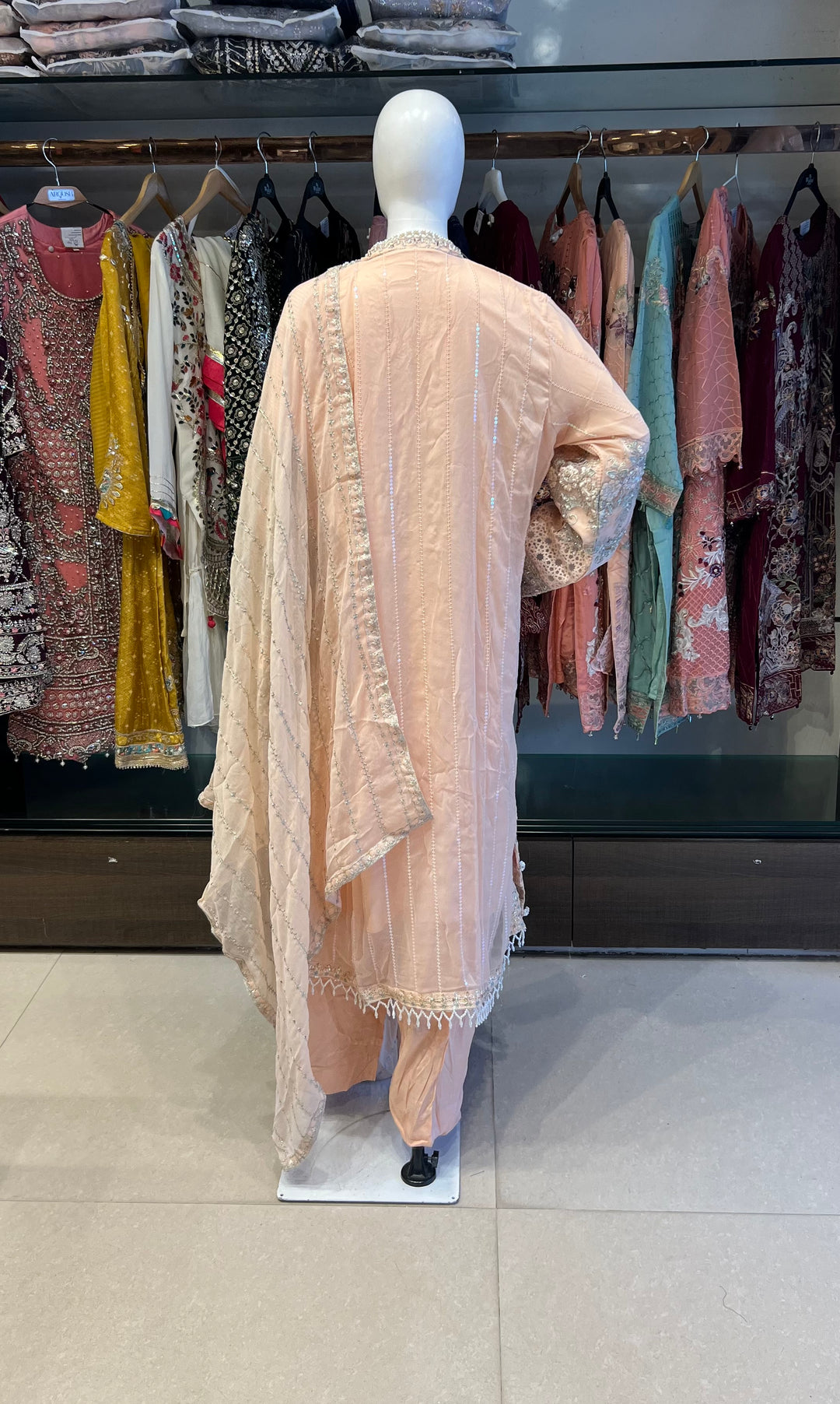 PAKISTANI HANDWORK DESIGNER SUIT - TMF01