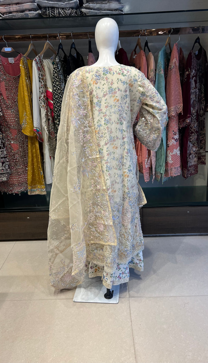 PAKISTANI HANDWORK DESIGNER SUIT - TMF01