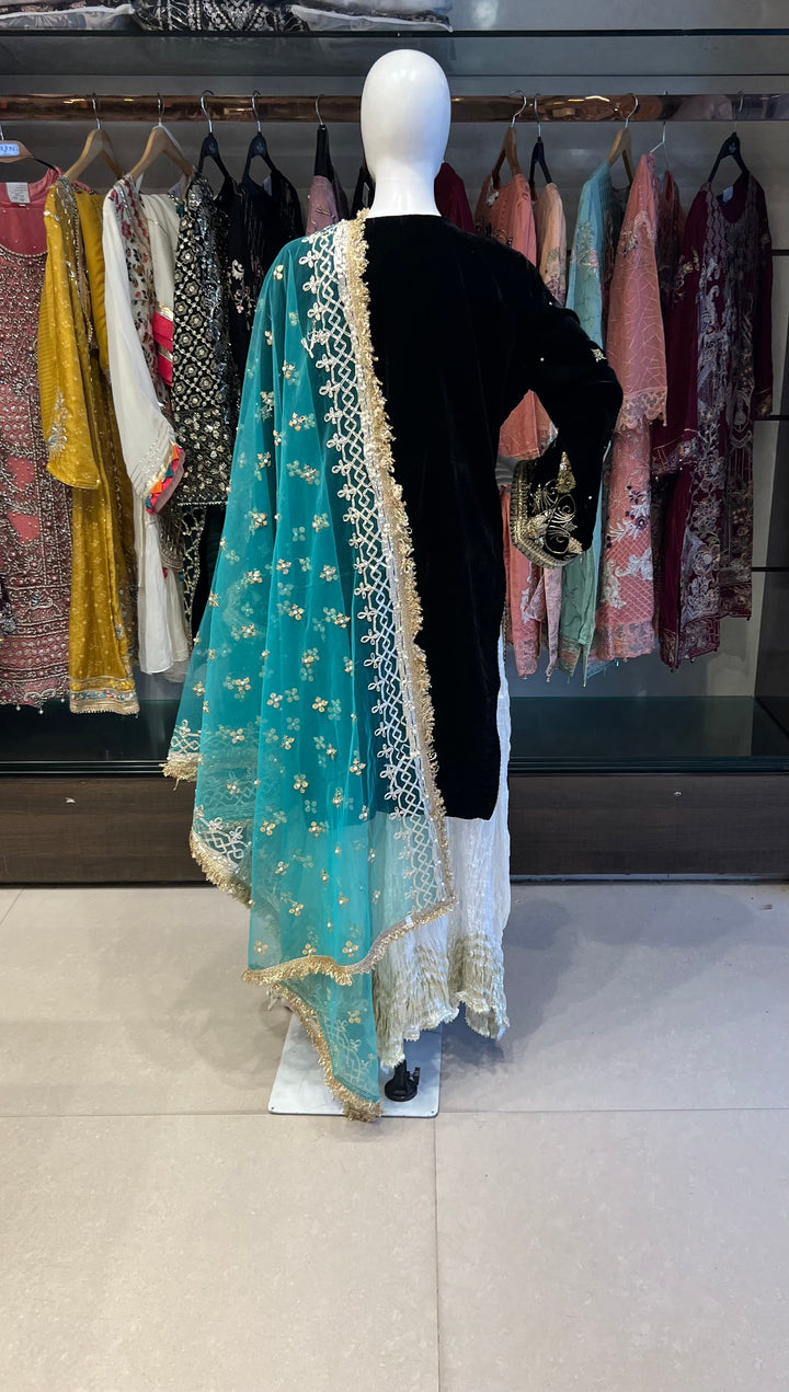 PAKISTANI KHUDABAKSH DESIGNER SUIT - KH01