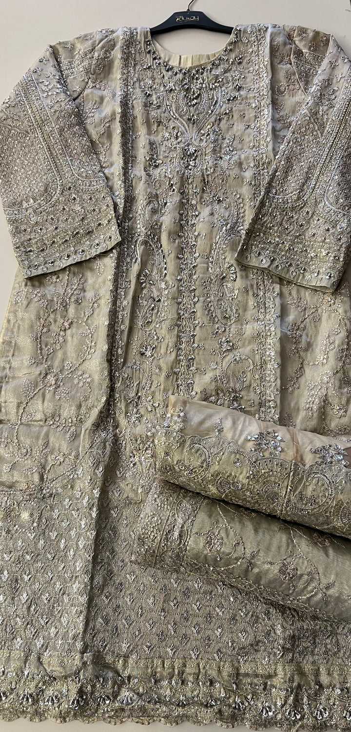 PAKISTANI HANDWORK DESIGNER SUIT - TMF01