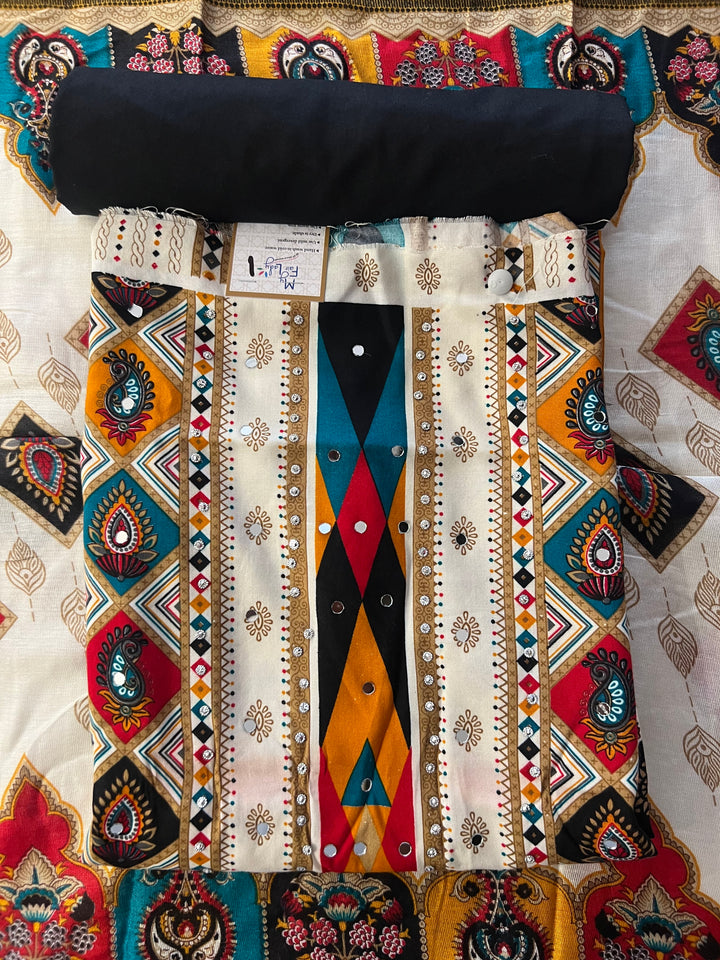 KASHMIRI DESIGNER UNSTITCHED DRESS MATERIAL-IKDD01