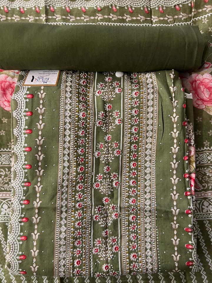 KASHMIRI DESIGNER UNSTITCHED DRESS MATERIAL-IKDD01