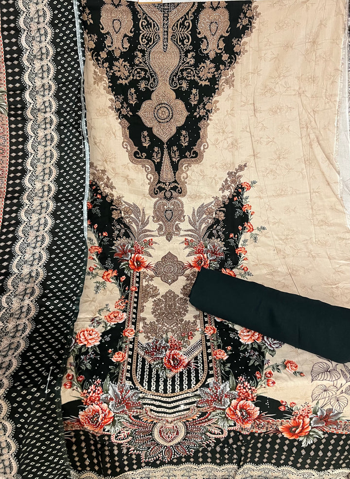 KASHMIRI DESIGNER UNSTITCHED DRESS MATERIAL-IKDD01