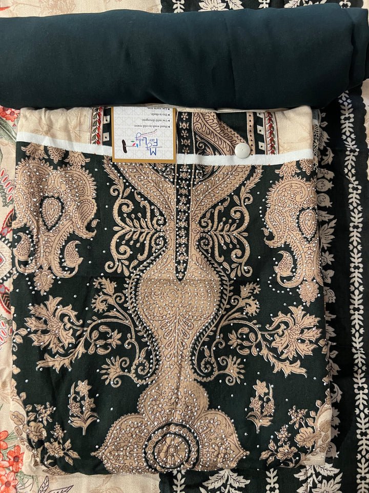 KASHMIRI DESIGNER UNSTITCHED DRESS MATERIAL-IKDD01