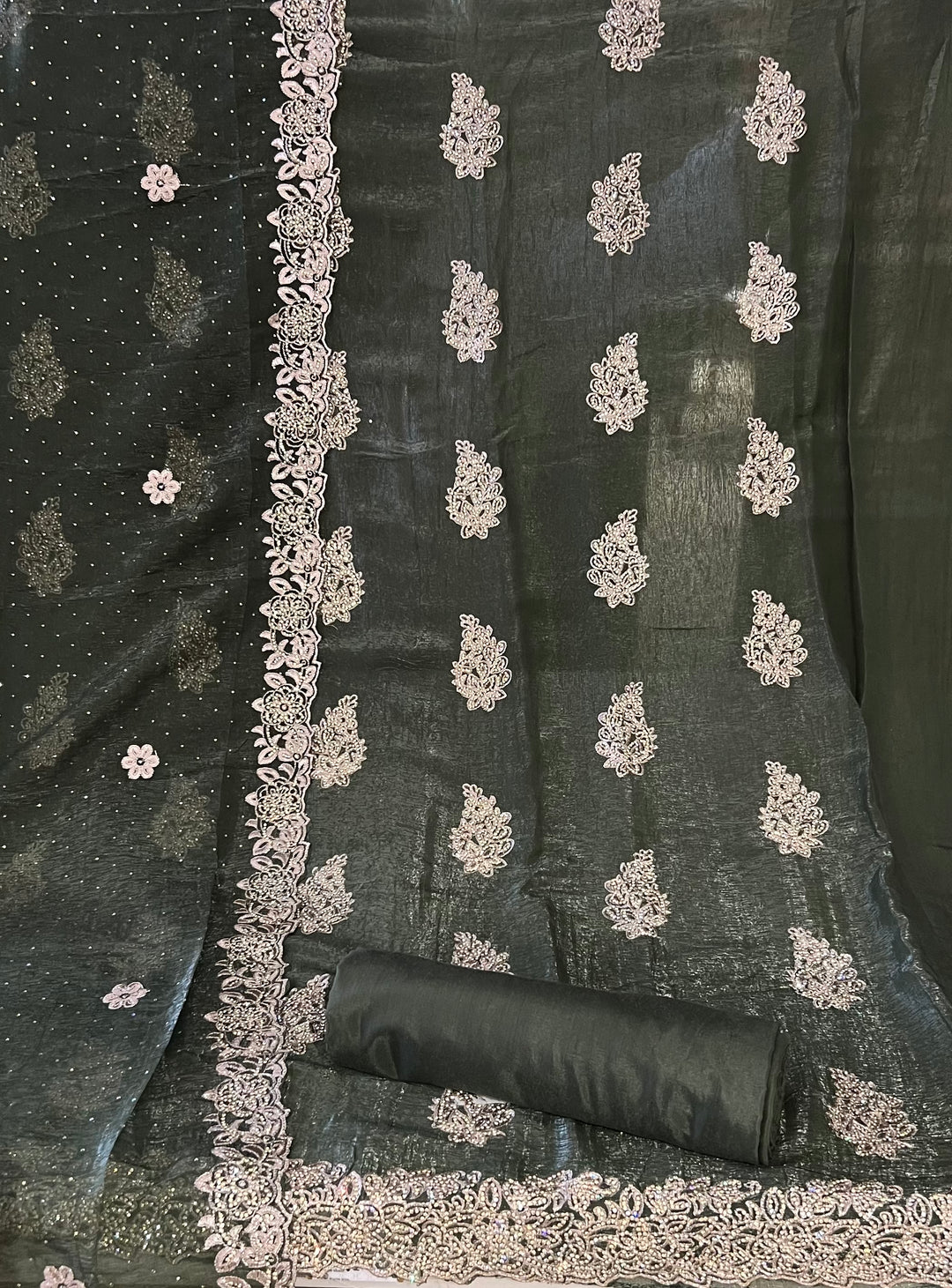 DESIGNER UNSTITCHED DRESS MATERIAL - MZEJ07