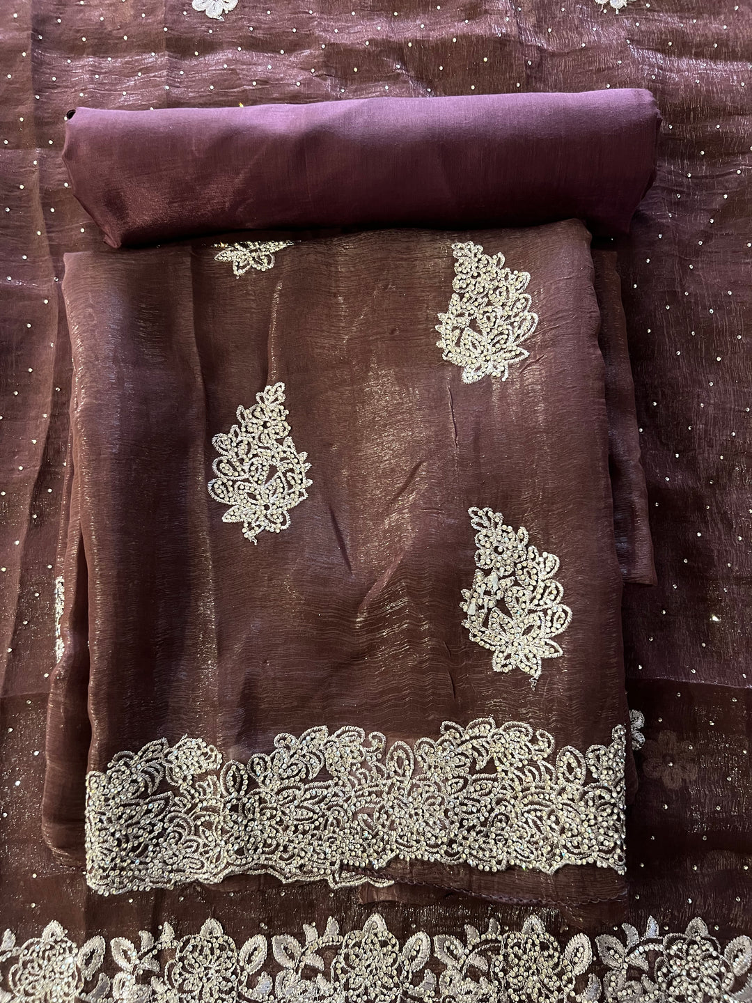 DESIGNER UNSTITCHED DRESS MATERIAL - MZEJ07