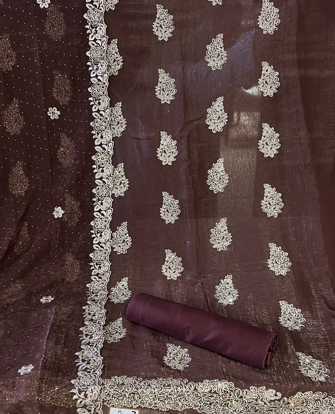 DESIGNER UNSTITCHED DRESS MATERIAL - MZEJ07