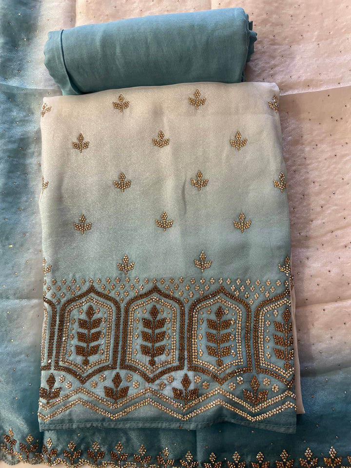 STONE WORK DESIGNER SUIT - BTMG04