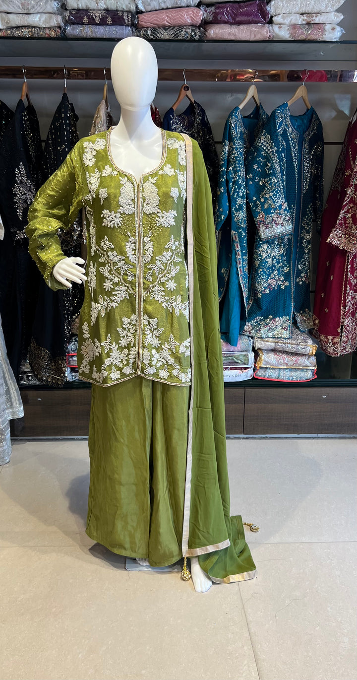 ZARI WORK DESIGNER SUIT - IKFR01