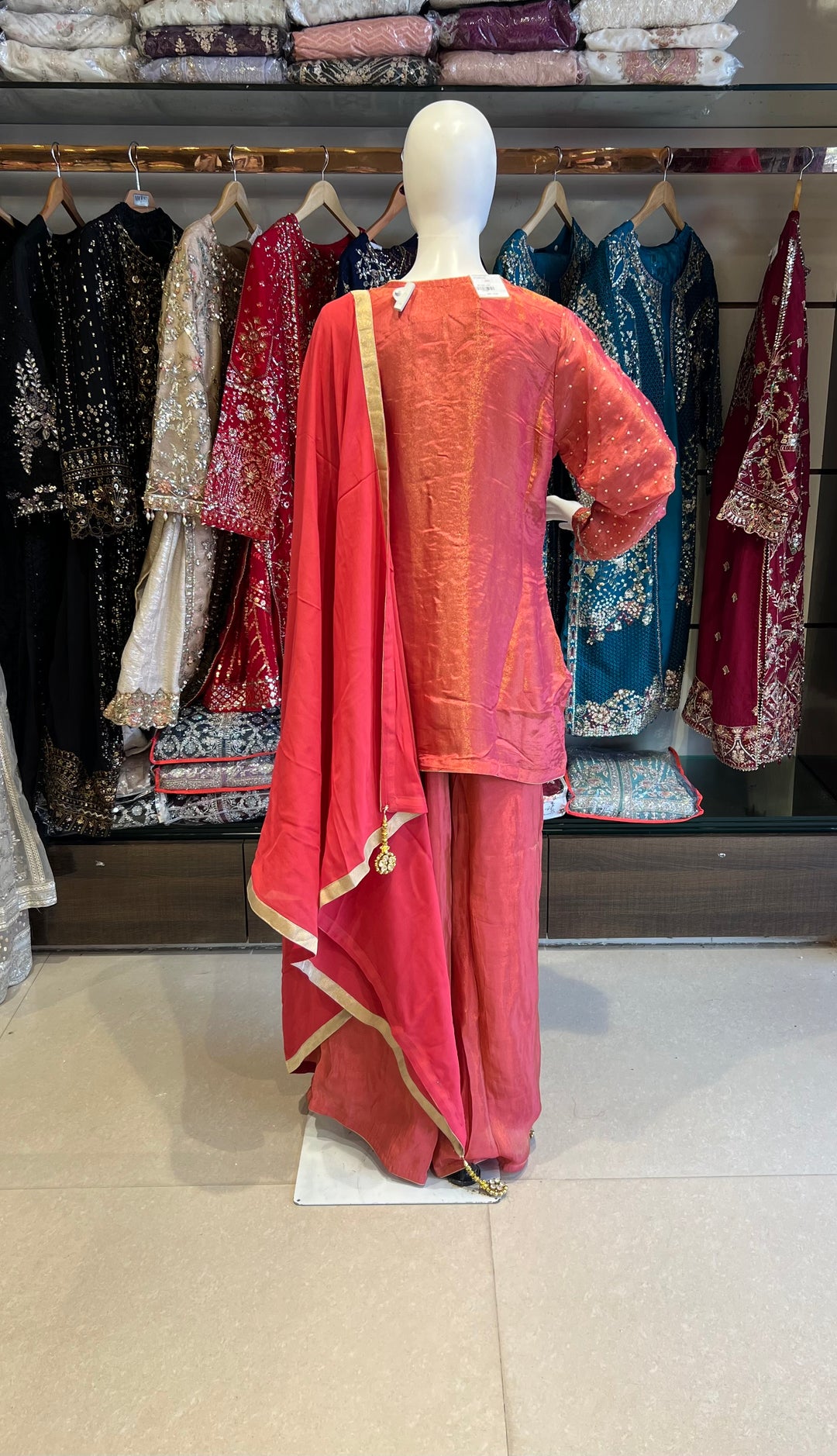 ZARI WORK DESIGNER SUIT - IKFR01