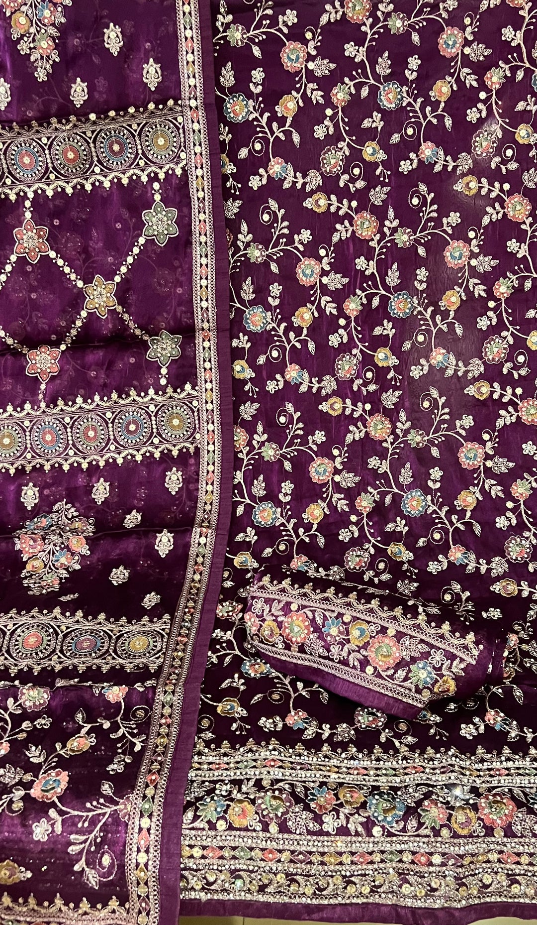 ZARI WORK DESIGNER SUIT - IKEJ39