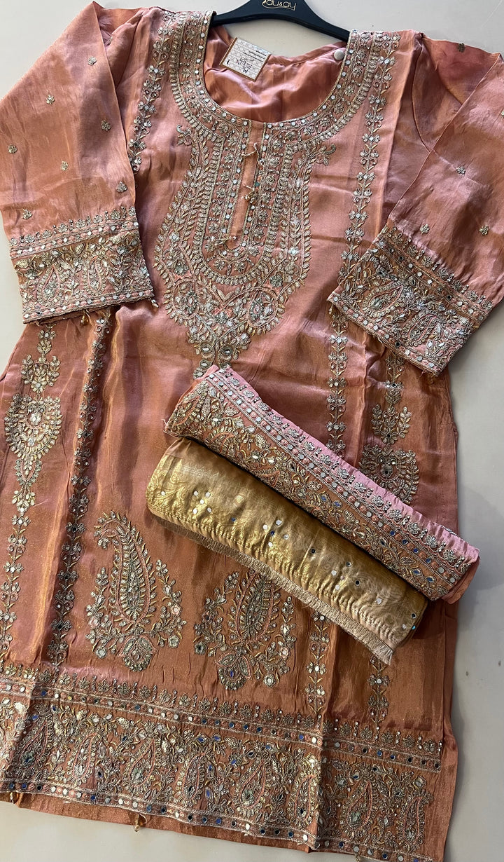 ZARI WORK DESIGNER SUIT - IKFV01