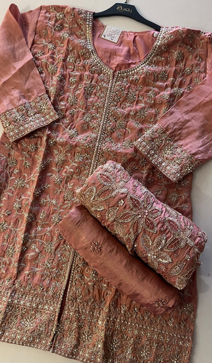 ZARI WORK DESIGNER SUIT - IKFV02