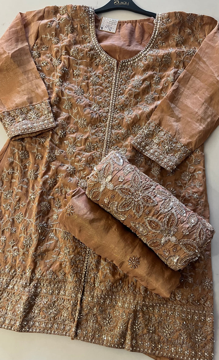 ZARI WORK DESIGNER SUIT - IKFV02