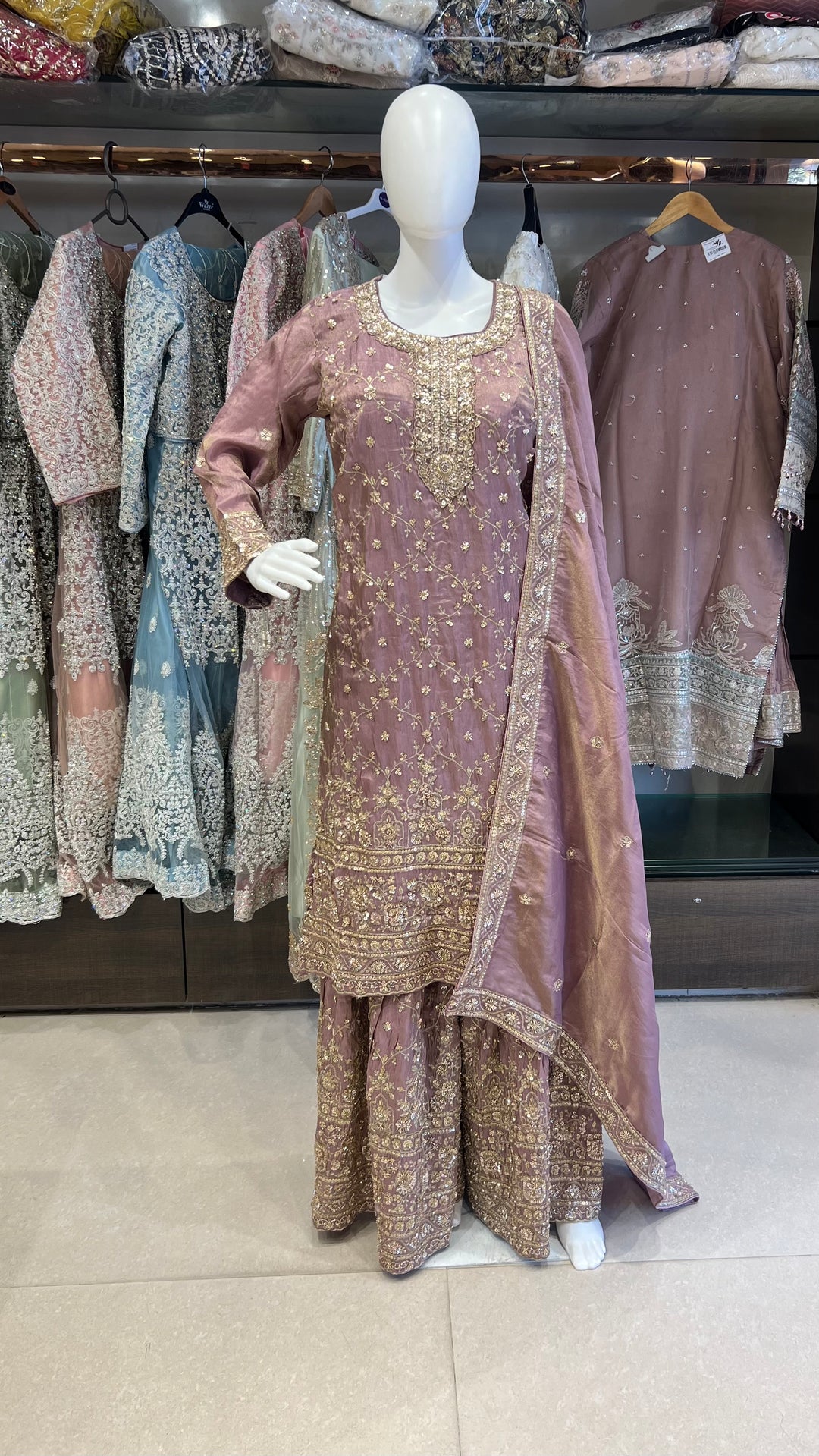 SANGEETHA DESIGNER SEQUENCE WORK SUITS - BRT68