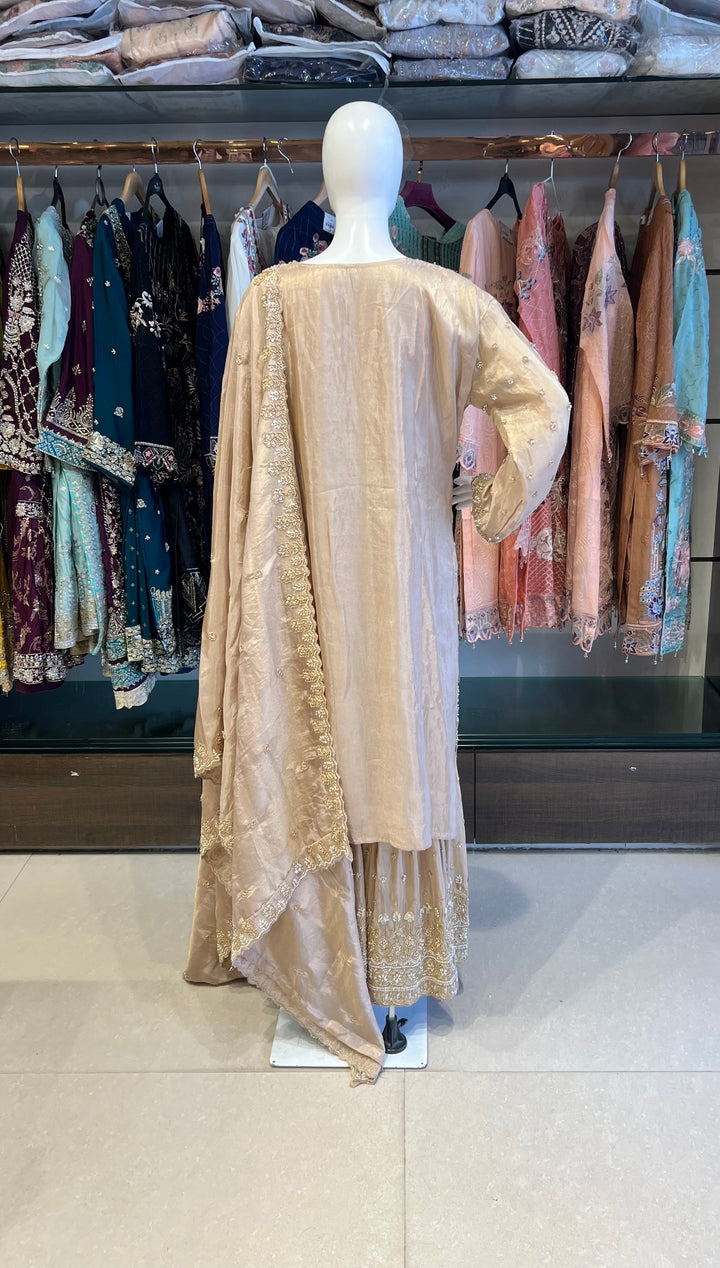 HAYA GRACEFUL PARTY WEAR DESIGNER SUIT - IKSD01