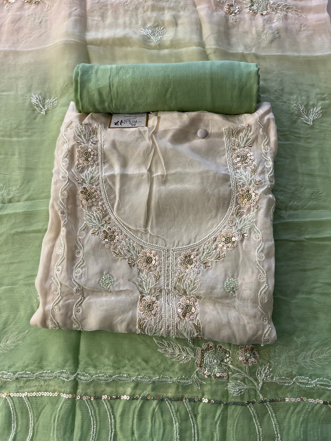 DESIGNER UNSTITCHED  DRESS MATERIAL - MMT17