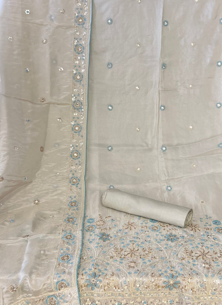 DESIGNER UNSTITCHED  DRESS MATERIAL - MMT04