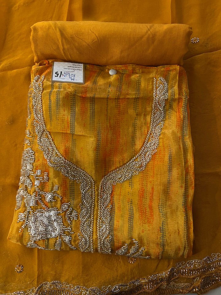 DESIGNER UNSTITCHED  DRESS MATERIAL - MMT15