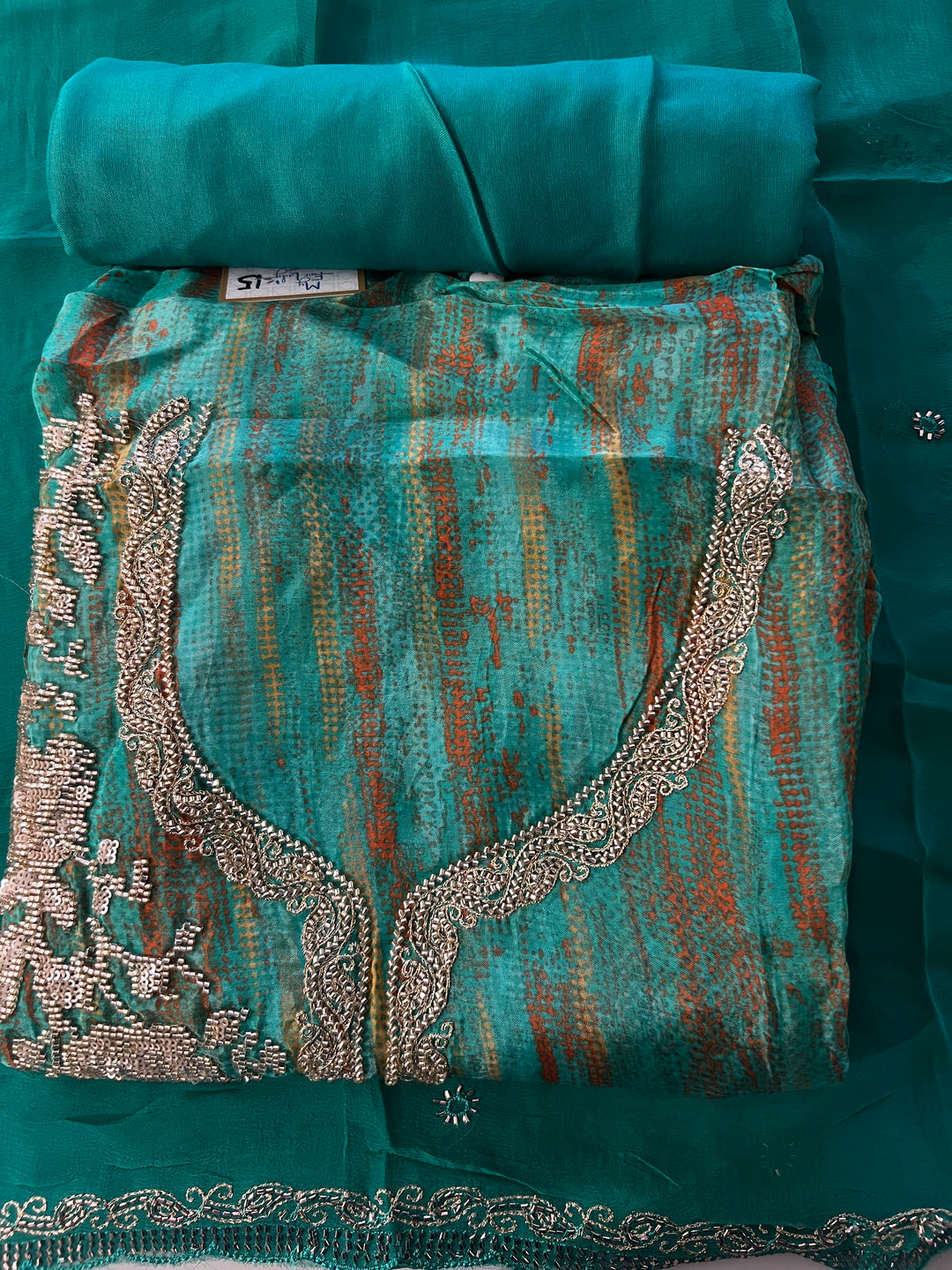 DESIGNER UNSTITCHED  DRESS MATERIAL - MMT15