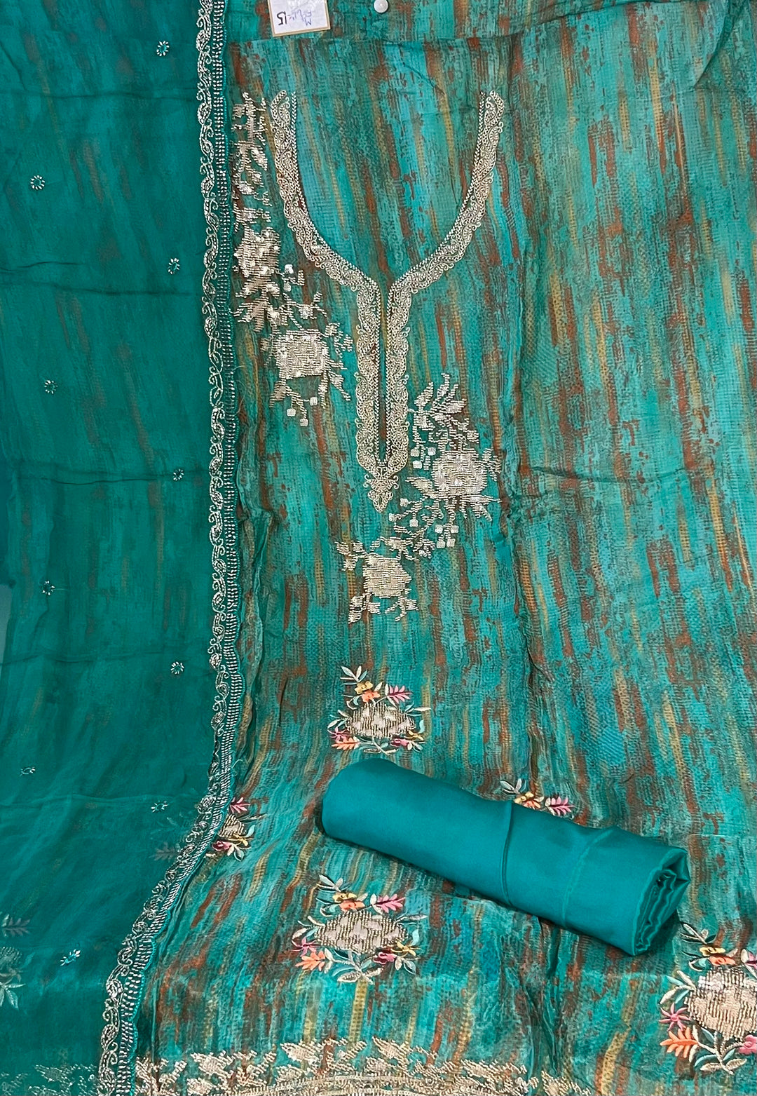DESIGNER UNSTITCHED  DRESS MATERIAL - MMT15