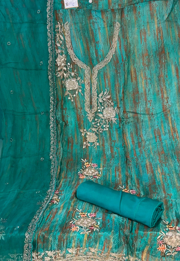 DESIGNER UNSTITCHED  DRESS MATERIAL - MMT15