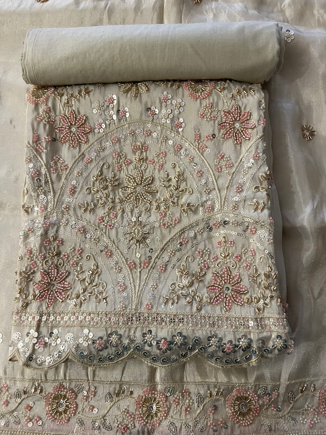 DESIGNER UNSTITCHED  DRESS MATERIAL - MMT04