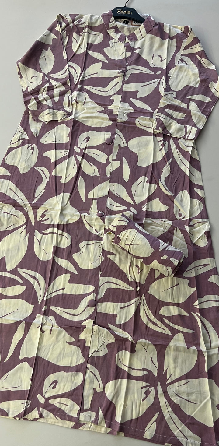 RAYON PRINTED COORD SET  -IKCP04/2