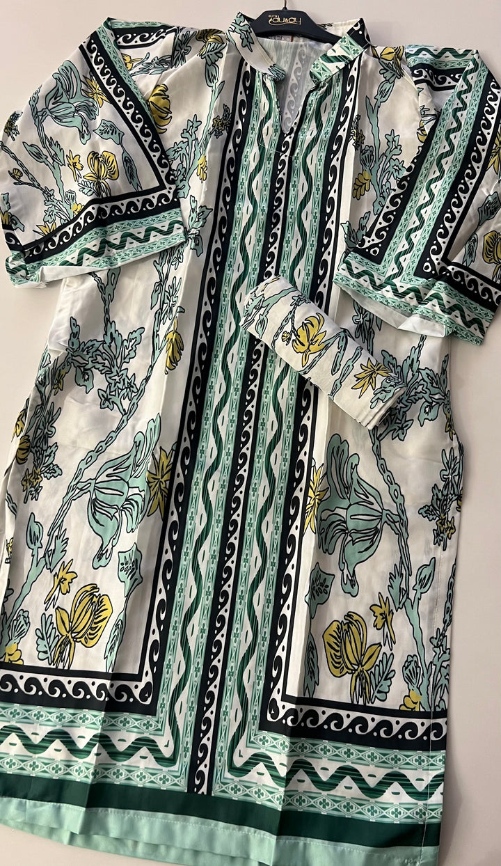 RAYON PRINTED COORD SET  -IKCP03/5