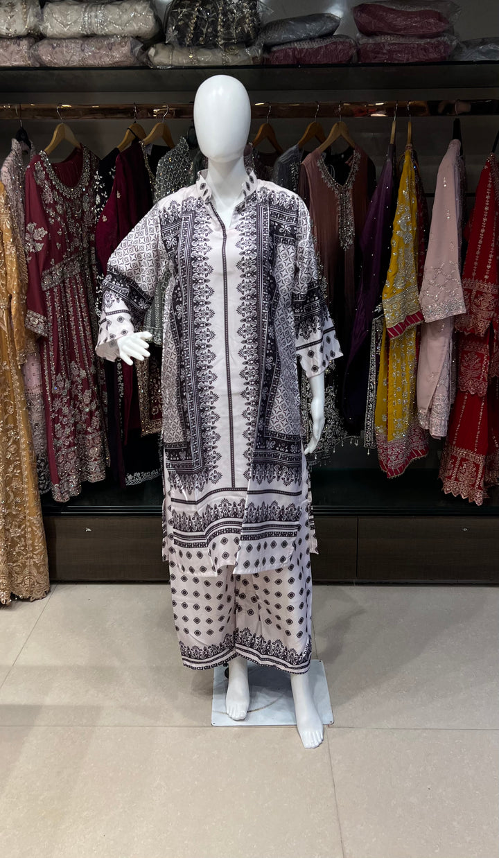 RAYON PRINTED COORD SET  -IKCP04/6